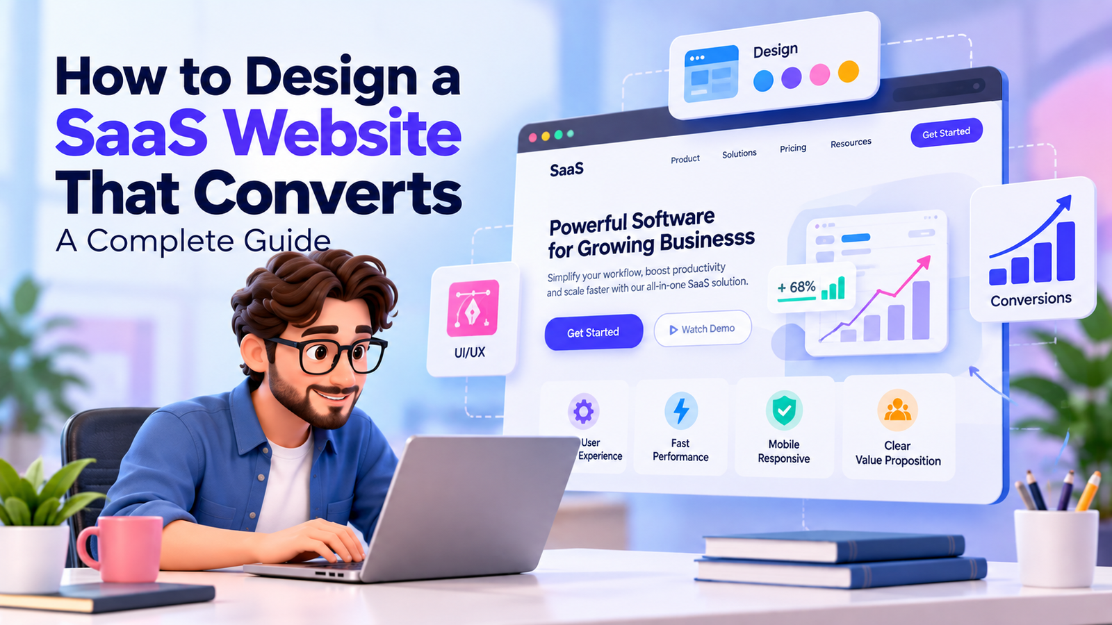 How to Design a SaaS Website That Converts: A Complete Guide